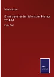 Cover von Erinnerungen aus dem italienischen Feldzuge von 1860