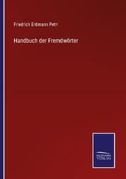Cover von Handbuch der Fremdwörter
