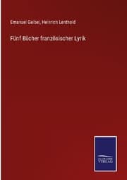 Cover von Fünf Bücher französischer Lyrik