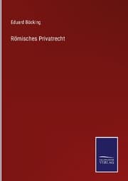 Cover von Römisches Privatrecht