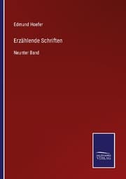 Cover von Erzählende Schriften