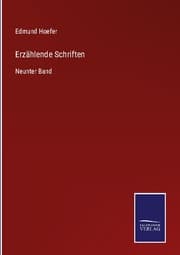 Cover von Erzählende Schriften