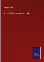 Cover von Neue Erzählungen aus dem Ries