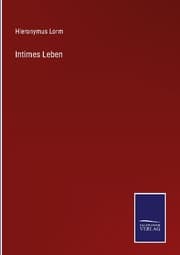 Cover von Intimes Leben