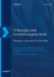 Cover von Tribologie und Schmierungstechnik 72,2 (2025)