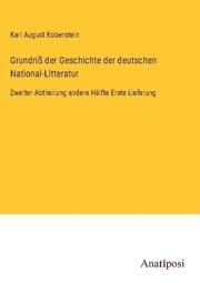Cover von Grundriß der Geschichte der deutschen National-Litteratur