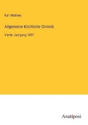 Cover von Allgemeine Kirchliche Chronik