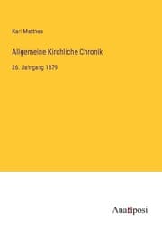 Cover von Allgemeine Kirchliche Chronik