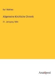 Cover von Allgemeine Kirchliche Chronik