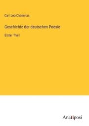 Cover von Geschichte der deutschen Poesie