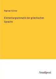Cover von Elementargrammatik der griechischen Sprache