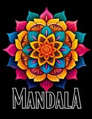 Cover von Schwarzes Mandala Malbuch