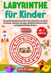 Cover von Labyrinthe für Kinder ab 5 Jahren - Band 24