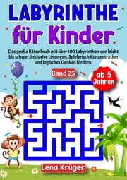 Cover von Labyrinthe für Kinder ab 5 Jahren - Band 25