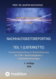 Cover von Nachhaltigkeitsreporting Teil 1 (Lieferkette)