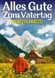 Cover von Alles Gute zum Vatertag - Wortsuchrätsel - Vatertagsgeschenk
