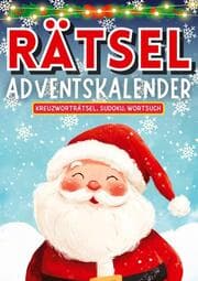 Cover von Rätsel Adventskalender 2024 Weihnachtsgeschenk
