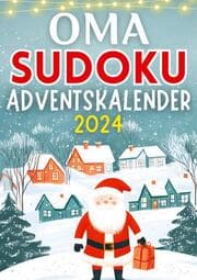 Cover von Oma Sudoku Adventskalender 2024 Weihnachtsgeschenk