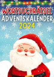 Cover von Wortsuchrätsel Adventskalender 2024 Weihnachtsgeschenk