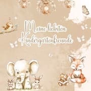 Cover von Meine liebsten Kindergartenfreunde - Ein Ausfüllbuch für Kinder