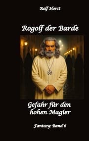 Cover von Rogolf der Barde: Lost Places, Dunkle Macht, Magier, Rituale, Silberdolch, goldene Klinge, Armbrust, Pfeil und Bogen, Schwert, Kutte, Kapuzenmantel, Parapsychologie, Verrat