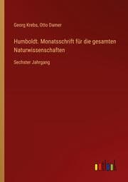 Cover von Humboldt. Monatsschrift für die gesamten Naturwissenschaften