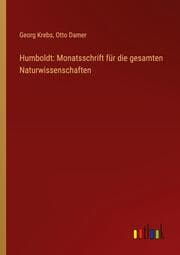 Cover von Humboldt: Monatsschrift für die gesamten Naturwissenschaften