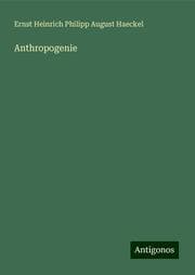 Cover von Anthropogenie