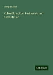 Cover von Abhandlung über Perkussion und Auskultation