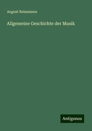 Cover von Allgemeine Geschichte der Musik