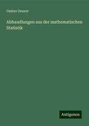 Cover von Abhandlungen aus der mathematischen Statistik