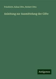 Cover von Anleitung zur Ausmittelung der Gifte