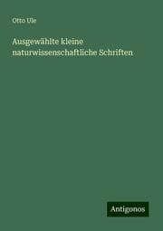 Cover von Ausgewählte kleine naturwissenschaftliche Schriften