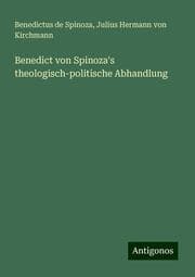 Cover von Benedict von Spinoza's theologisch-politische Abhandlung