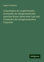 Cover von Compendium der vergleichenden Grammatik der indogermanischen Sprachen Kurzer Abriss einer Laut und Formenlere der indogermanischen Ursprache