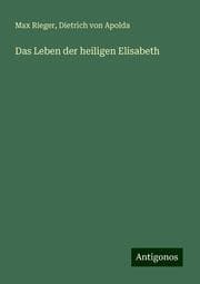 Cover von Das Leben der heiligen Elisabeth