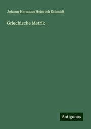 Cover von Griechische Metrik