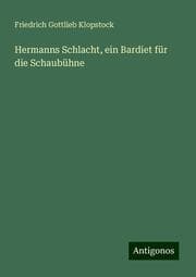Cover von Hermanns Schlacht, ein Bardiet für die Schaubühne