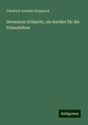 Cover von Hermanns Schlacht, ein Bardiet für die Schaubühne