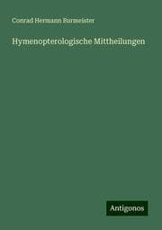 Cover von Hymenopterologische Mittheilungen