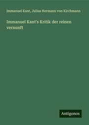 Cover von Immanuel Kant's Kritik der reinen vernunft