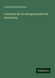 Cover von Lehrbuch der Kirchengeschichte für Studirende