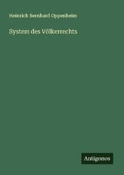 Cover von System des Völkerrechts