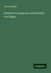 Cover von Reinmar von Hagenau und Heinrich von Rugge
