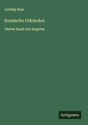 Cover von Hessische Urkunden