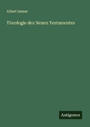 Cover von Theologie des Neuen Testamentes