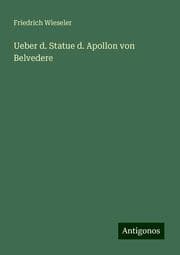 Cover von Ueber d. Statue d. Apollon von Belvedere