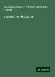 Cover von Cesario: Oper in 3 Akten
