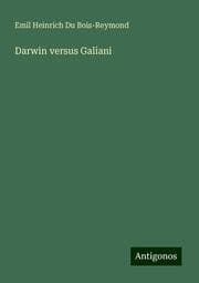 Cover von Darwin versus Galiani