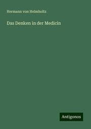 Cover von Das Denken in der Medicin